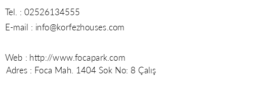 Foa Park Apartments telefon numaralar, faks, e-mail, posta adresi ve iletiim bilgileri